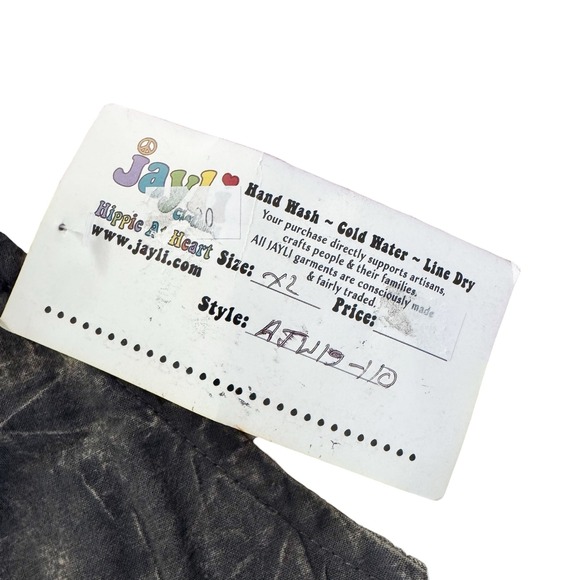 Jayli Vintage Bohemian Patchwork Wide Leg Overalls Boho Festival Hippie NWT New - Picture 14 of 15